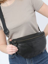 Heuptasje Cow Leder Basilic pepper Groen cow BCOW54-vue-porte